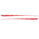 2 PCS/Set D-961 Checkered Flag Pattern Car Modified Decorative Sticker(Red)