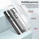 For Samsung Galaxy S22 5G 3 in 1 Clear TPU Color PC Frame Phone Case(White)