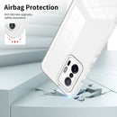 For Xiaomi 11T Pro 3 in 1 Clear TPU Color PC Frame Phone Case(White)