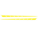 2 PCS/Set D-970 Checkered Flag Pattern Car Modified Decorative Sticker(Yellow)