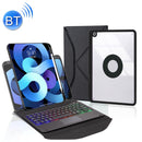 Z102B-AS Pen Slot Touchpad Backlight Bluetooth Keyboard Leather Tablet Case For iPad 10.2 2021/2020/2019(Black)