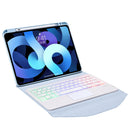 Z102B-AS Pen Slot Touchpad Backlight Bluetooth Keyboard Leather Tablet Case For iPad 10.2 2021/2020/2019(Sky Blue)