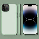 For iPhone 14 Pro Translucent Frosted Shockproof Phone Case(Matcha Green)