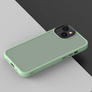 For iPhone 14 Pro Translucent Frosted Shockproof Phone Case(Matcha Green)