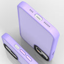 For iPhone 14 Pro Translucent Frosted Shockproof Phone Case(Blue)