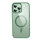 Crystal Clear Series Magsafe Magnetic Phone Case For iPhone 14 Pro(Green)