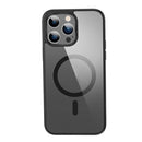 Crystal Clear Series Magsafe Magnetic Phone Case For iPhone 14 Pro(Black)