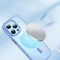 For iPhone 14 Pro Max Crystal Clear Series Magsafe Magnetic Phone Case (Sierra Blue)