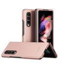 For Samsung Galaxy Z Fold4 5G Skin Feel Shockproof PC Fold Protective Phone Case(Pink)