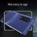 For Samsung Galaxy Z Fold4 5G Skin Feel Shockproof PC Fold Protective Phone Case(Purple)