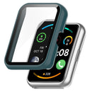 For Huawei Watch Fit 2 / Fit 2 Active PC + Tempered Glass Integrated Watch Case(Green)