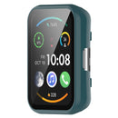 For Huawei Watch Fit 2 / Fit 2 Active PC + Tempered Glass Integrated Watch Case(Green)
