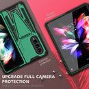 For Samsung Galaxy Z Fold4 5G Super V Armor PC + TPU Phone Case(Dark Green)