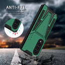 For Samsung Galaxy Z Fold4 5G Super V Armor PC + TPU Phone Case(Dark Green)