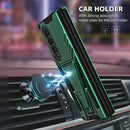 For Samsung Galaxy Z Fold4 5G Super V Armor PC + TPU Phone Case(Dark Green)