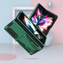 For Samsung Galaxy Z Fold4 5G Super V Armor PC + TPU Phone Case(Dark Green)