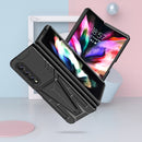 For Samsung Galaxy Z Fold4 5G Super V Armor PC + TPU Phone Case(Black)