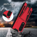 For Samsung Galaxy Z Fold4 5G Super V Armor PC + TPU Phone Case(Red)