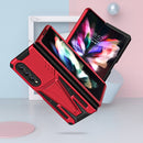 For Samsung Galaxy Z Fold4 5G Super V Armor PC + TPU Phone Case(Red)