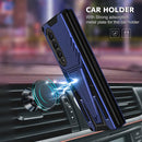 For Samsung Galaxy Z Fold4 5G Super V Armor PC + TPU Phone Case(Blue)
