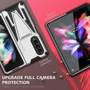 For Samsung Galaxy Z Fold4 5G Super V Armor PC + TPU Phone Case(Silver)