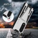 For Samsung Galaxy Z Fold4 5G Super V Armor PC + TPU Phone Case(Silver)