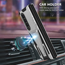 For Samsung Galaxy Z Fold4 5G Super V Armor PC + TPU Phone Case(Silver)