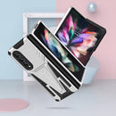 For Samsung Galaxy Z Fold4 5G Super V Armor PC + TPU Phone Case(Silver)