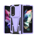 For Samsung Galaxy Z Fold4 5G Super V Armor PC + TPU Phone Case(Purple)