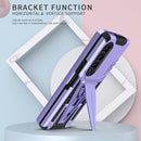 For Samsung Galaxy Z Fold4 5G Super V Armor PC + TPU Phone Case(Purple)