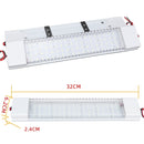 2 PCS ZS-3342 High Bright 72LEDs Car Dome Light Cabin Light Bar, Voltage:DC24V