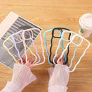 Wave Texture Acrylic Protective Phone Case For iPhone 12 Pro(Pink)