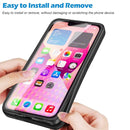 For iPhone 14 Imitation Liquid Silicone 360 Full Body Phone Case (Dark Green)