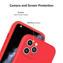 Imitation Liquid Silicone 360 Full Body Phone Case For iPhone 14 Pro(Red)