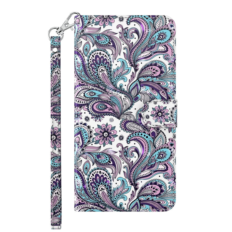 For Sony Xperia 10 IV 3D Painting Pattern Flip Leather Phone Case(Swirl Pattern)