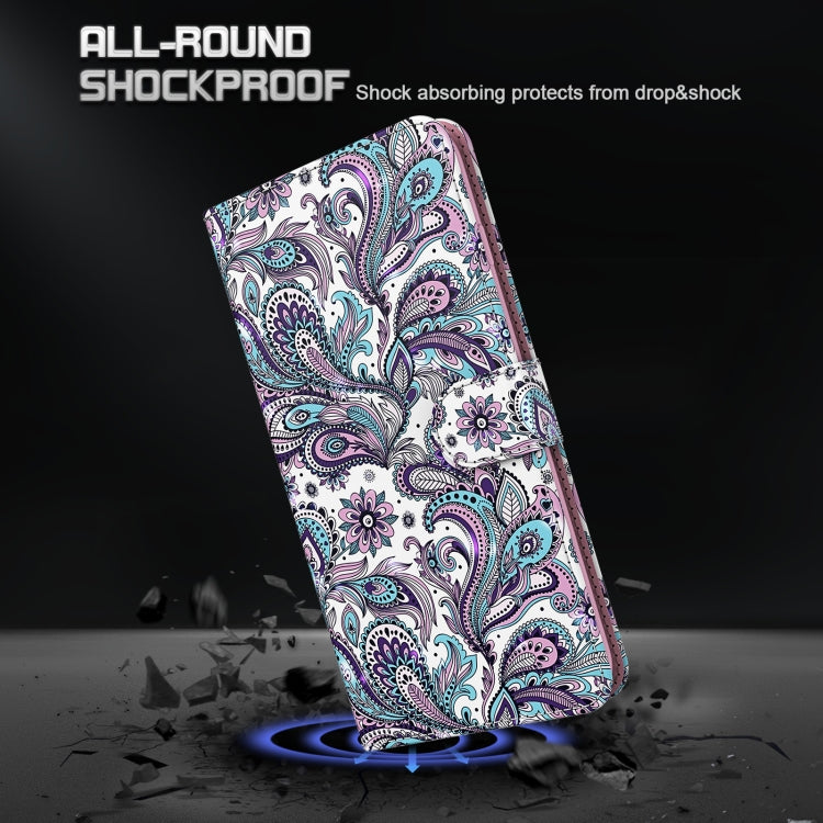 For Sony Xperia 10 IV 3D Painting Pattern Flip Leather Phone Case(Swirl Pattern)