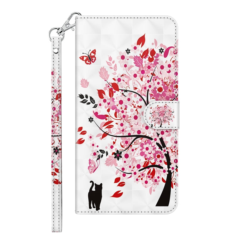 For Sony Xperia 10 IV 3D Painting Pattern Flip Leather Phone Case(Cat and Tree)