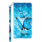 For Sony Xperia 10 IV 3D Painting Pattern Flip Leather Phone Case(Three Butterflies)