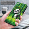 For Sony Xperia 10 IV 3D Painting Pattern Flip Leather Phone Case(Panda Climbing Bamboo)