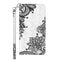 For Sony Xperia 10 IV 3D Painting Pattern Flip Leather Phone Case(Black Flower)