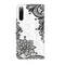 For Sony Xperia 10 IV 3D Painting Pattern Flip Leather Phone Case(Black Flower)