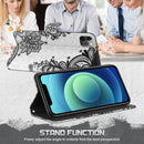 For Sony Xperia 10 IV 3D Painting Pattern Flip Leather Phone Case(Black Flower)
