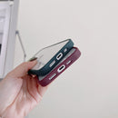 3 in 1 Electroplated Acrylic Phone Case For iPhone 14 Max(Pink)