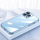 SULADA JINGJIA Series Lens Protector PC Phone Case For iPhone 13 Pro Max(Blue)