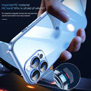 SULADA JINGJIA Series Lens Protector PC Phone Case For iPhone 13 Pro Max(Silver)