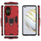 For Huawei Nova 10 Pro 4G Shockproof PC + TPU Protective Phone Case with Magnetic Ring Holder(Red)