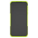 For Motorola G8 Play Tire Texture Shockproof TPU+PC Protective Case with Holder(Green)