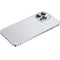 For iPhone 14 Pro Max Frosted Phone Case with Lens Protection (Silver)