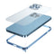 For iPhone 14 Pro Max Frosted Phone Case with Lens Protection (Silver)