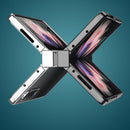 For Samsung Galaxy Z Fold4 5G Electroplating PC Full Coverage Shockproof Phone Case(Silver)